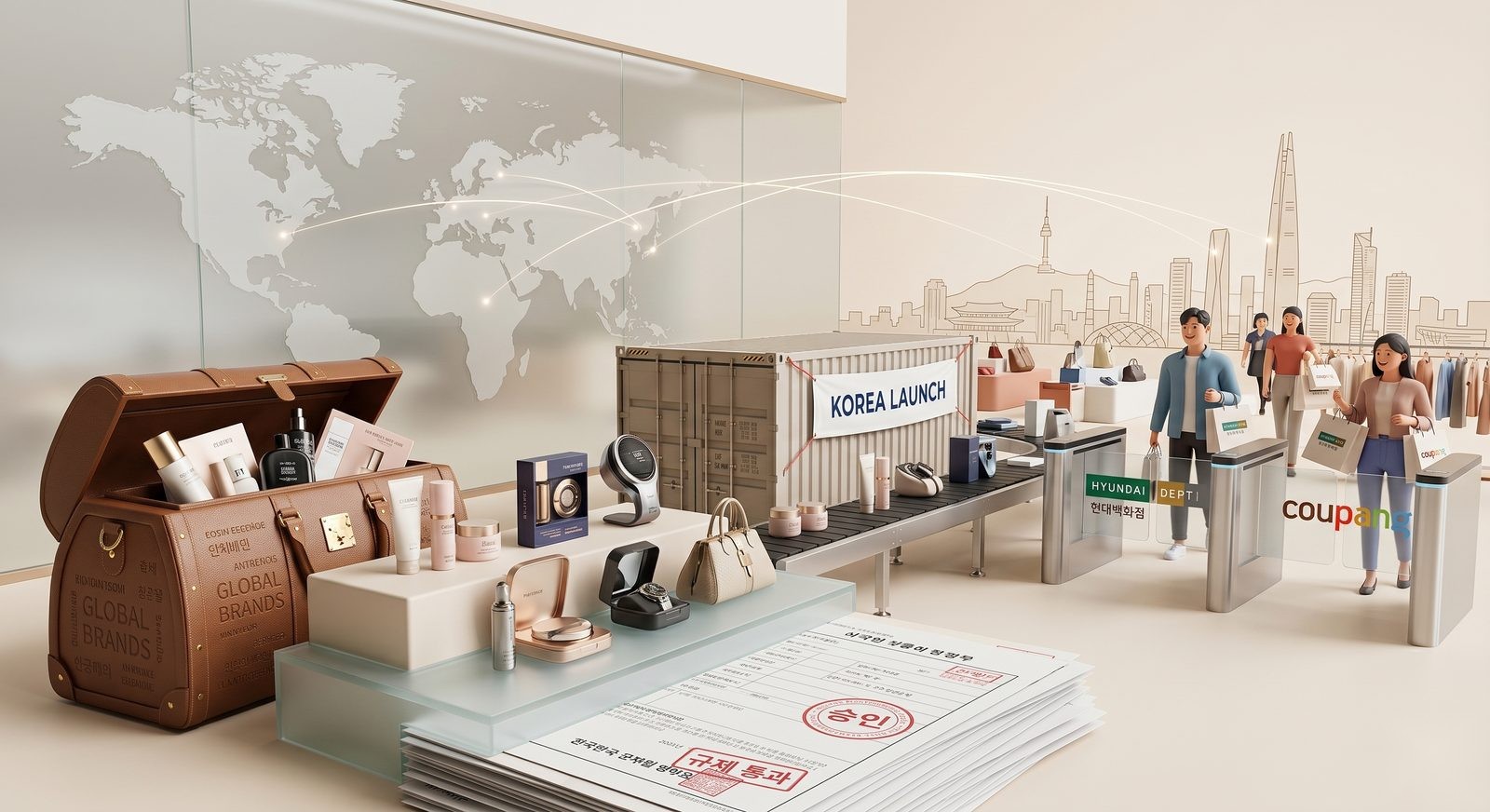 Global brand launch in Korea